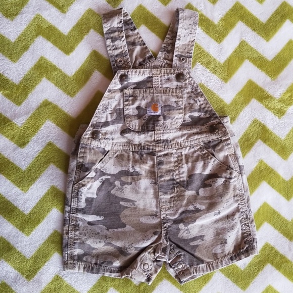 Carhartt Other - Carhartt Camouflage Overalls Size 3 Months